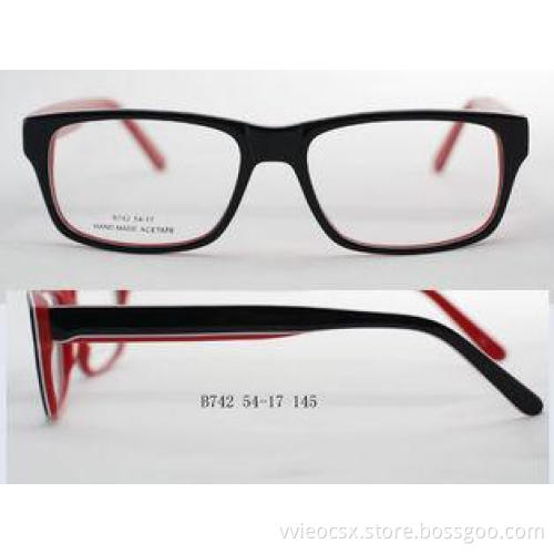 OEM Square Acetate Optical Frames For Oval Faces , 2 Color